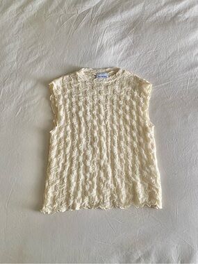 Find Me Now Sheer Mesh Sleeveless Top